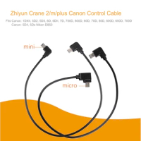 New Micro Mini USB Camera Control Cable for Zhiyun Crane 2 Plus Gimbal Canon Nikon Camera