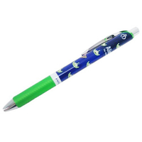 小禮堂 迪士尼 三眼怪 日本製 自動鉛筆 0.5mm Pentel ENERGEL (綠大臉款)