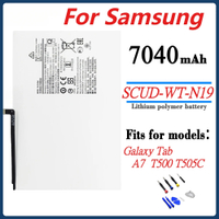New 7040mAh SCUD-WT-N19 Replacement  Samsung Galaxy Tab A7 T505C T500 Tablet Batteria +Tools Kits