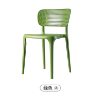 北歐風繽紛餐椅 塑膠椅 室外椅 北歐塑料餐椅家用簡約易凳子靠背書桌洽談椅網紅餐廳餐桌椅子ins『xy3905』