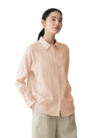 เสื้อเชิ้ตผู้หญิง คอปก แขนยาว ผ้าลินิน รุ่น BC2PVA6S