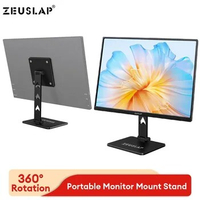 ZEUSLAP Rotating Portable Monitor Desk Metal Stand Holder For VESA Mount monitor