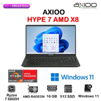 LAPTOP AXIOO HYPE 7 AMD X8-1 | Ryzen 7 6800H 16GB 512GB 14\FHD W11 - CAMPAIGN NON BUNDLING"