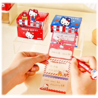 Hello Kitty | 抽拉式便利貼 -Memo紙 126貼/盒 RED