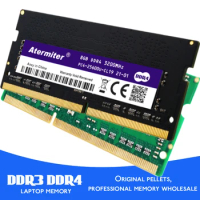 Atermiter DDR3 DDR4 PC3 PC4 16GB 8GB 4GB Laptop Ram 1066 1333MHz 1600 2400 2666 2133 DDR3L Sodimm Notebook Memory RAM