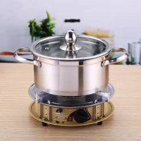 Portable Outdoor Cassette Stove Camping Gas Burner Camping Gas Stove Hiking Portable Propane Stove BBQ Single Burner Gas Stove 4