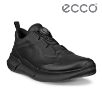 ECCO BIOM 2.2 M 健步旋鈕鞋帶休閒運動鞋 男鞋 黑色
