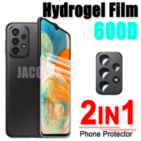2in1 Hydrogel Film For Samsung Galaxy A33 A23 A73 A53 5G A03s A 23 73 53 33 03s Camera Glass Back Smartphone Protector Not Glass