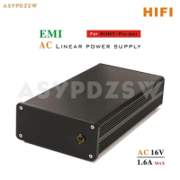 HIFI AC EMI filter power supply For SCHIIT Audio MANI Phono/Pro-Ject Phono amp AC 16V 1.6A