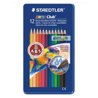 STAEDTLER 施德樓 快樂學園水彩色鉛筆12色