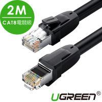 綠聯 CAT8網路線 24AWG 8MM加粗線徑 電競級網路線 2M