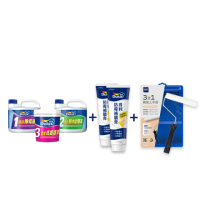 【Dulux得利官方店】壁癌包+2組補牆膏+工具組(防水 修補 滲水)