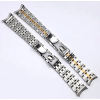 20/21mm Watch Chain Watch Accessories Band For TUDOR Watch For Men Strap Solid Stainless Steel Safety Buckle Men's Bracelet