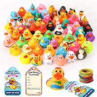 90 Pcs Cruise Rubber Ducks Kits Includes 30 Pcs Cruise Ducks 30 Pcs Cruising Duck Tags and 30 Pcs Ru