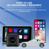 Intelligent Module Android 13.0 Wireless Carplay Android Auto AI TV Box Bluetooth-compatible 8+128GB/4+64GB Built-in GPS Glonass