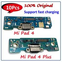 10Pcs，100% Original For Xiaomi Mi Pad 4 Plus Pad4 USB Micro Charger Charging Port Dock Connector Microphone Board Flex Cable