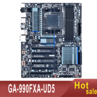 GA-990FXA-UD5 Motherboard 32GB PCI-E 2.0 8×SATA III AM3/AM3+ DDR3 ATX 990FX Mainboard 100% Tested Fully Work