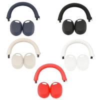 Silicone Case Cover Headband for Sony WH-1000XM5 Headphones Outer Shells Protector Anti-Scratch Ear Cups protective cover