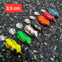 Umpan Pancing Soft Frog 3,5 cm gacor / umpan kodok karet