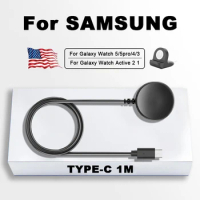 USB Magnetic Fast Charging Cable For for Samsung Galaxy Watch 5 Pro 5 4 3 2 1 S2 USB C Station Smartwatch Charging Dock Holder