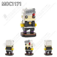 MOC1171 Creative MOC Uzui Tengen Model Building Blocks Anime Demon Slayer Action Figure Characters Assembly Bricks Toys For Kids