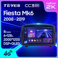 TEYES CC3L CC3 2K For Ford Fiesta Mk 6 2008 - 2019 Car Radio Multimedia Video Player Navigation ster