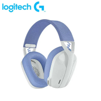 【Logitech 羅技】G435 LIGHTSPEED 無線電競耳機 米白色與紫丁香色