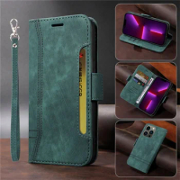 For Samusng Galaxy S24 Ultra S 24 Plus 5G Luxury Leather Flip Book Case For Galaxy S23 FE Case S24 S 24 S23 Ultra Wallet Cover