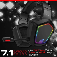 【ส่งฟรี】 HEADSET (หูฟัง) SIGNO E-SPORT STRIKER (HP-832|HP-832W)7.1 Surround (มี 2 สี ขาว|ดำ) ประกัน 