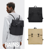 【RAINS官方直營】MSN Bag Mini 經典防水小型雙扣環後背包(2色可選)