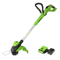 Greenworks 24V 13" Brushless Torqdrive™ String Trimmer with 4Ah USB Battery and Charger 2118202AZ