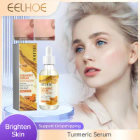 EELHOE Turmeric Nourishing Serum Anti Wrinkle Dark Spot Lightening Pigment Melanin Remove Acne Treatment Facial Whitening Care