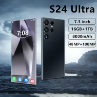 S24 Ultra Smartphone Original 7.3 Inch Celulares 48MP+100MP Android Moblie Phones Unlocked 16GB+1TB 4G/5G Dual Sim Cell Phone