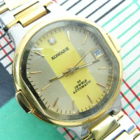 Peacock Kongque Titanium plated gold Calendar Men's 33 jewels Automatic Watch (Made in China)