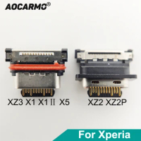 Aocarmo Type-C USB Charging Charger Port For Sony Xperia XZ2 XZ2P Premium XZ3 X1 X5 X1Ⅱ X1II Flex Cable Dock Connector