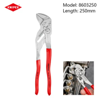 KNIPEX 8603250 Pliers Wrench 2-In-1 Pliers and Wrench 250mm Lightweight and Convenient Adjustable