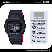G-Shock Water Resistant Original DW-5600HR-1DR Jam Tangan Pria
