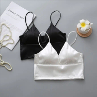 LADYLUXE - BR068 TANKTOP | Tank Top Crop Atasan BH Bra V Push Up Polos Kendall Bralette Gym Yoga Pak