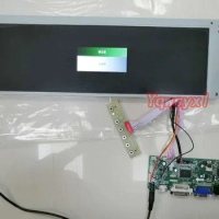 Yqwsyxl LTA149B780F M.NT68676 HDMI+DVI+VGA Contorll Board Monitor With 14.9inch 1280*390 LCD LED display screen