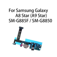 For Samsung Galaxy A8 Star (A9 Star) SM-G885F SM-G8850, USB Charging Dock Jack Plug Charge Board Flex Cable