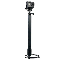 Go Pro Selfie Stick Monopod For GoPro Hero 12 Hero11 10 For Xiaomi Yi 4K Mijia Insta 360 DJI OSMO Action Camera Extreme Shooting