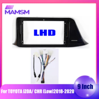 9Inch 2Din Car Radio Frame For TOYOTA IZOA/CHR (Low)2018-2020 Android DVD Bigscreen Panel Bezel Dashboard Installation Trim kit