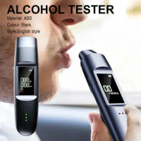 Alcohol Tester Automatic Alcohol Tester Professional HD Test Breath Alcohol Tools LED Digital Display Tester Alcohol Screen M7M4
