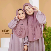 Hijab Couple mom and kids terbaru ArRafi AR 812 // Hijab jilbab kerudung krudung instan Ar Rafi kope