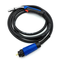 Professional 250A 24KD MIG Torch MAG Welding Gun 5M Cable Air-Cooled EU Connector for MIG Welding Machine