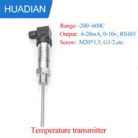 PT100 Temperature Sensor -100~100C Temperature Measurment 4-20ma Output 2 wires 4 wires Sensor