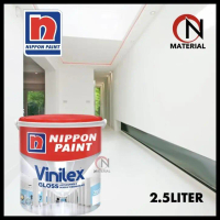 Ready Cat Nippon Vinilex Gloss 2.5L / White 300 Putih Terlaris