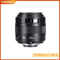 Yongnuo YN50MM 50MM F1.4N F1.4 E Standard Prime Lens AF/MF for Nikon D3400 D5300 D7200 D750 D5600 D3200 D7100 D3300 D7200 D850