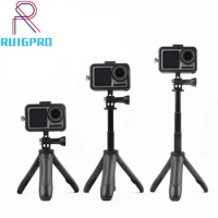 Mini Tripod for DJI Osmo Action , Handgrip Extension Pole Extendable Monopod Tripod Selfie Stick for DJI Osmo Pocket