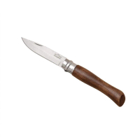Pisau Lipat Tactical EDC Outdoor Wood Series High Carbon Steel dengan Safety Ring Lock